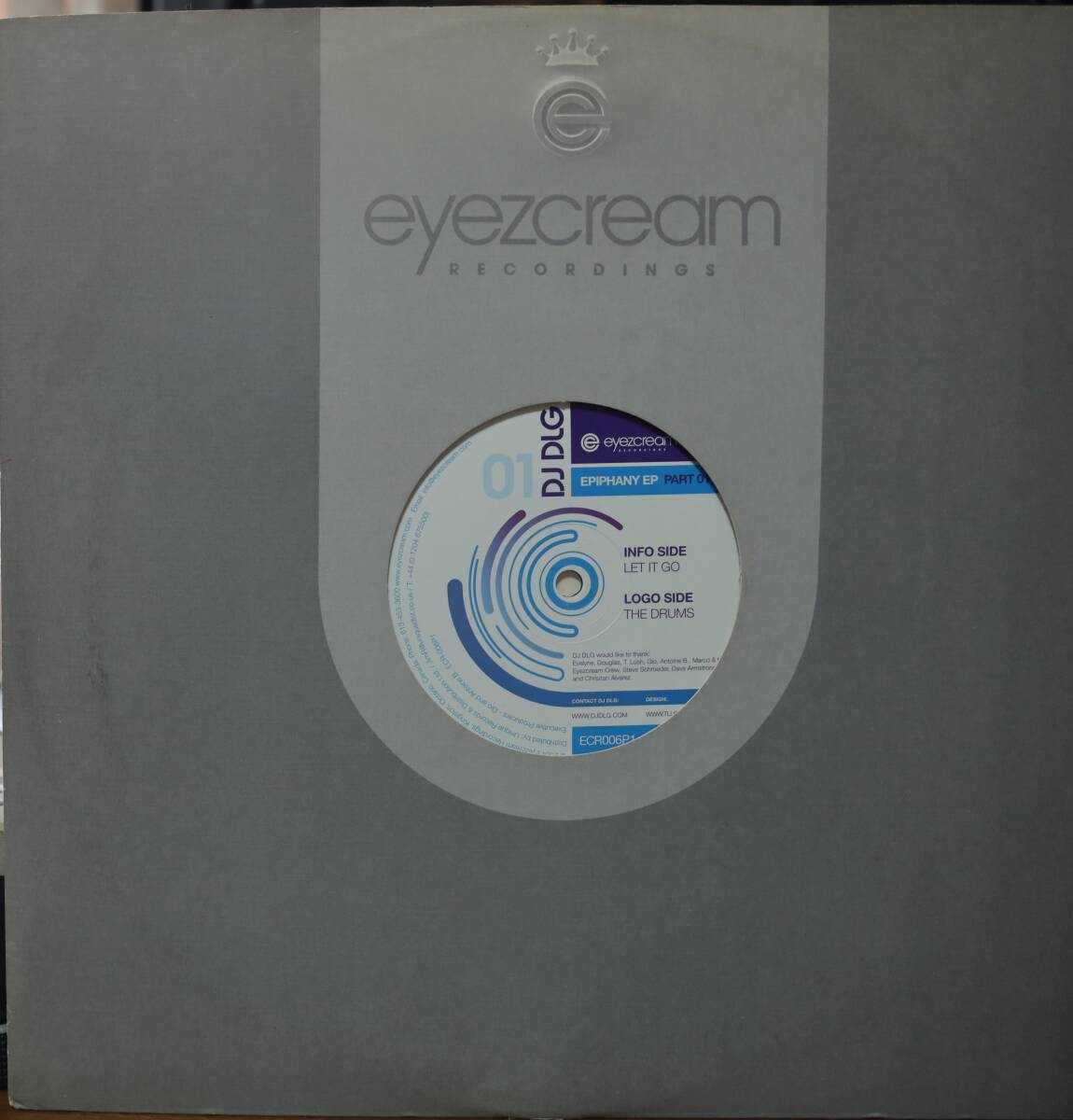 【廃盤12inch】DJ DLG / Epiphany EP Part 01拍卖