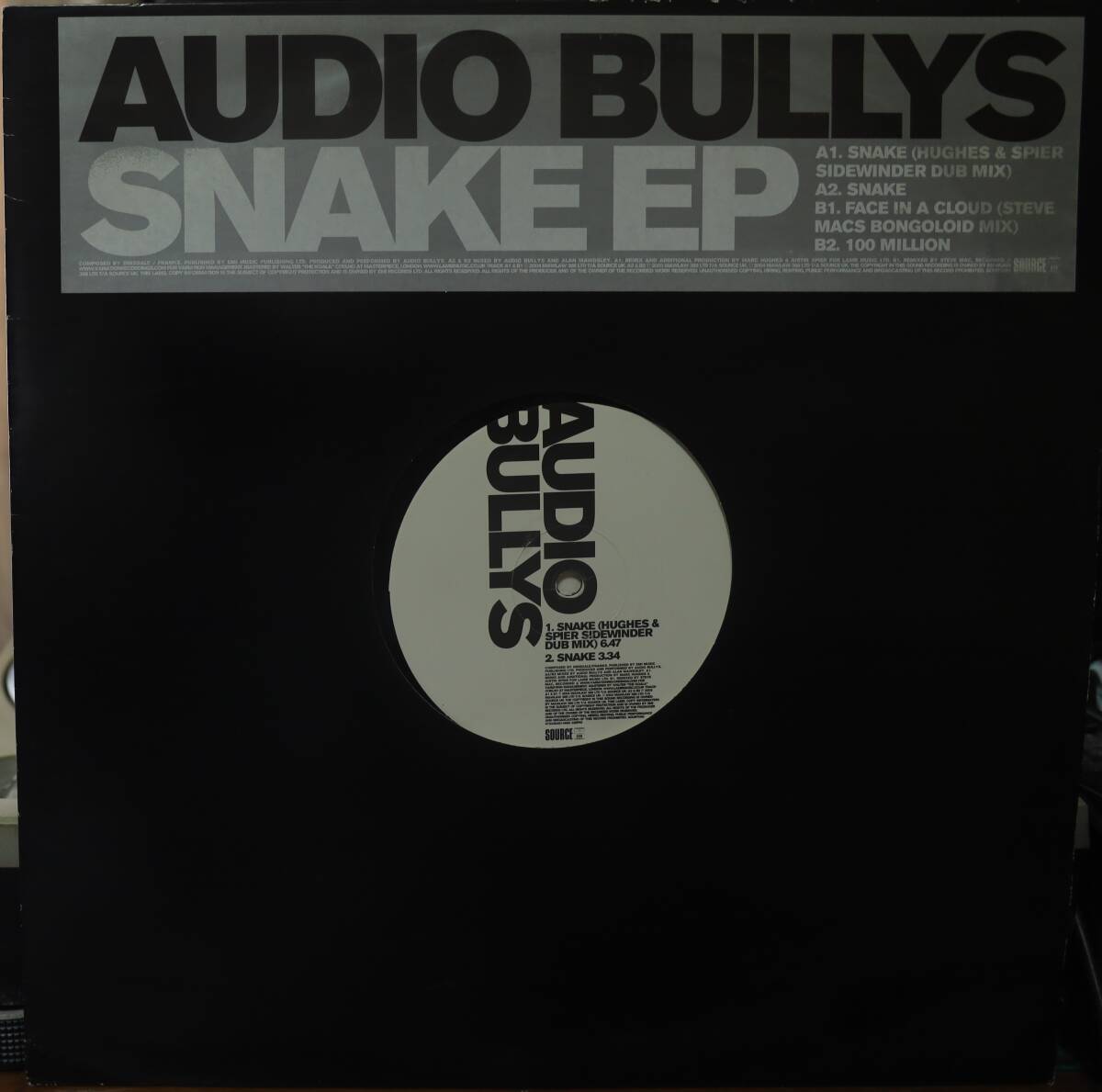 【廃盤12inch】Audio Bullys / Snake EP拍卖
