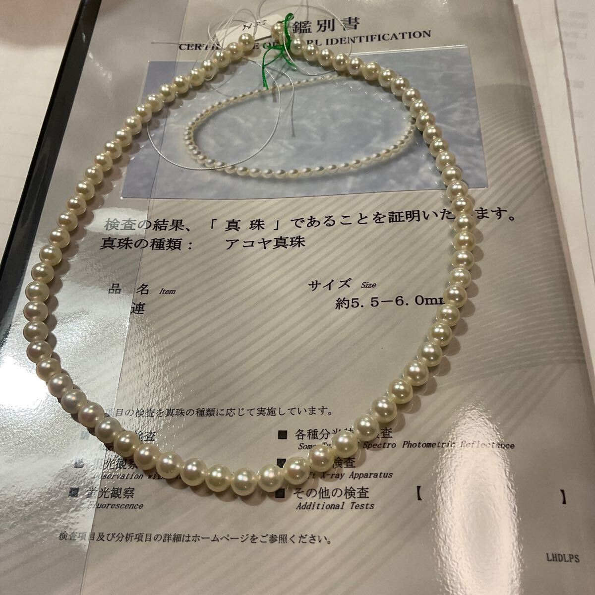 あこや真珠ベビーサイズネックレス〔100005拍卖