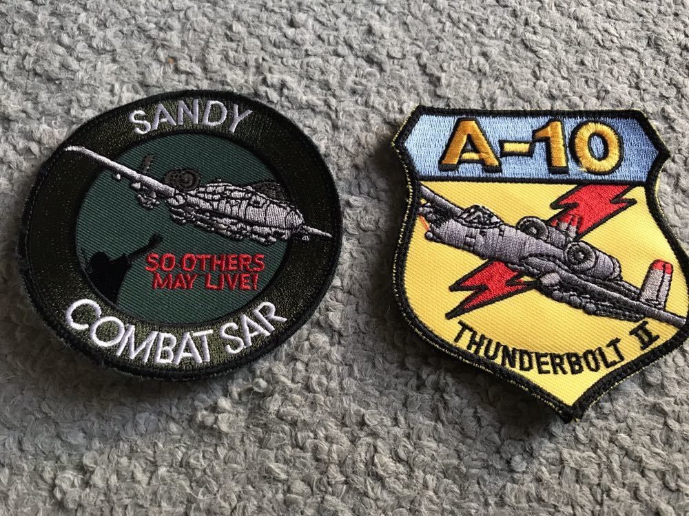 A10サンダーボルトⅡワッペン2個 おまけ付き拍卖