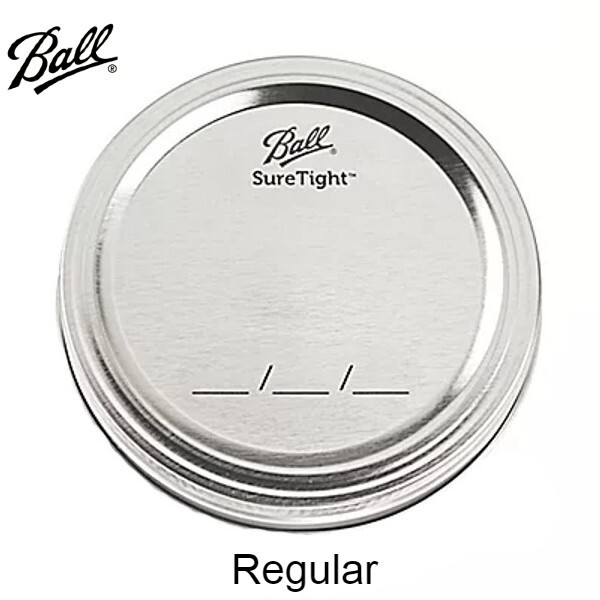 Ball社 メイソンジャー レギュラーマウス用 内ふた&リングセット シルバー 1個 ◇純正品◇拍卖