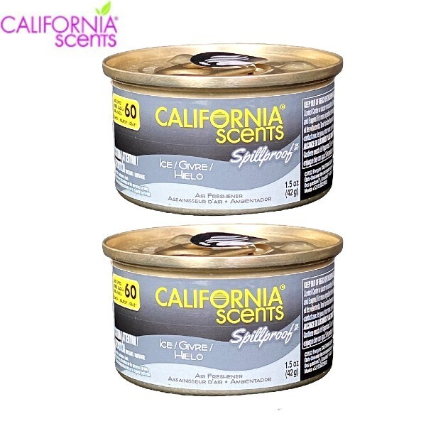 CALIFORNIA SCENTS カリフォルニアセンツ 「ICE」アイス 芳香剤 2 缶セット拍卖