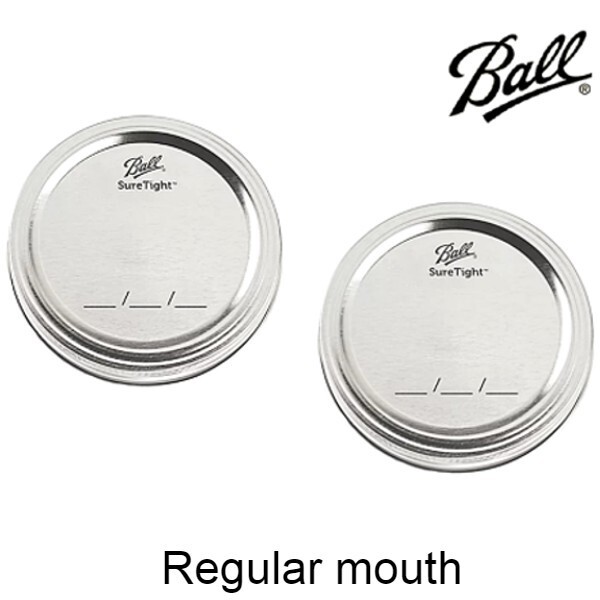 Ball レギュラーマウス用 内ふた&リングセット シルバー 2枚セット拍卖