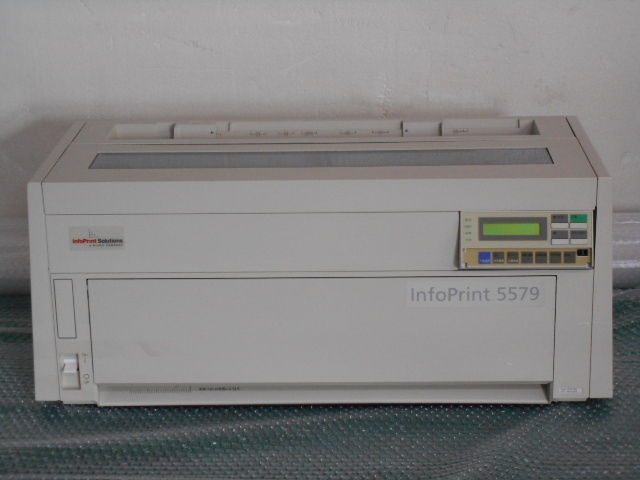 IBM InfoPrint 5579-N05 ドットインパクトプリンタ USB/LAN対応 分解整備付/日焼有拍卖