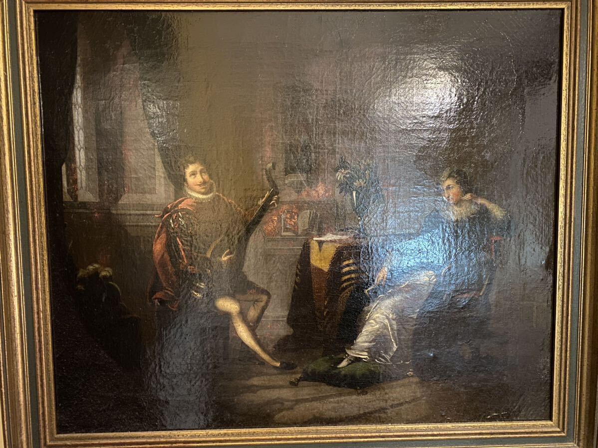 スコットランド女王の肖像 油絵 絵画 イギリス アンティーク 19世紀拍卖