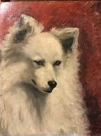 犬の肖像画 アンティーク絵画 油絵 イギリス 19世紀拍卖