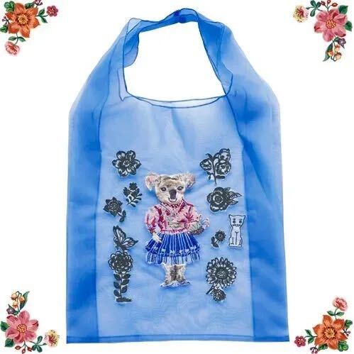 【ナタリー・レテ】オーガンジー・バッグ コアラ 花摘みコアラのチュールバッグ フランス トートバッグ 動物拍卖