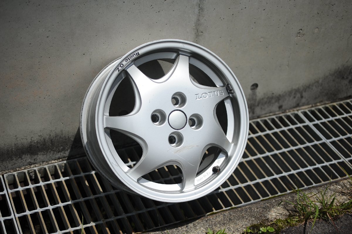 【Lotus】エラン SE M100 純正ホイール 15インチ 6.5J ハブ径60mm PCD100 OZ拍卖
