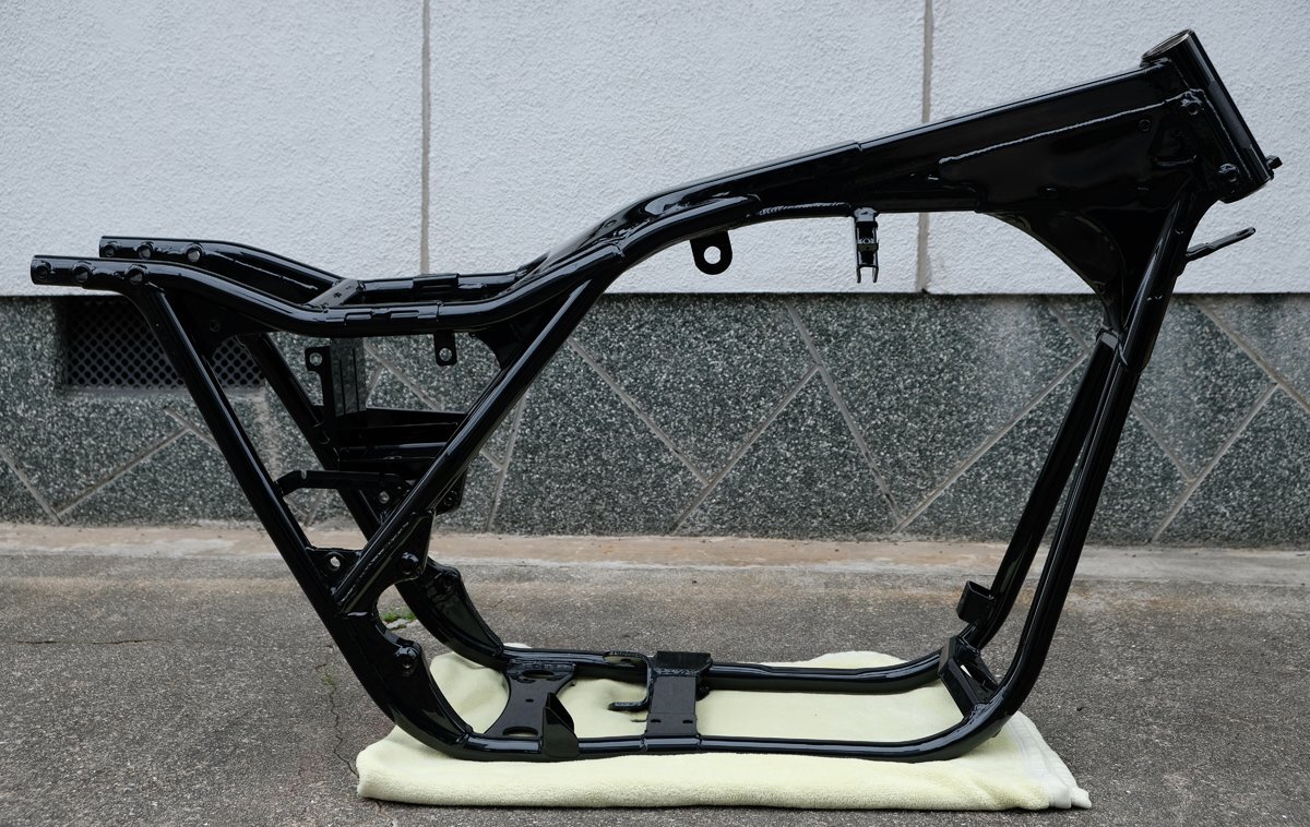 1990年式 FXR ELL パウダーコート塗装済みフレーム S&S 新品クランクケース 31-0052 セット価格拍卖