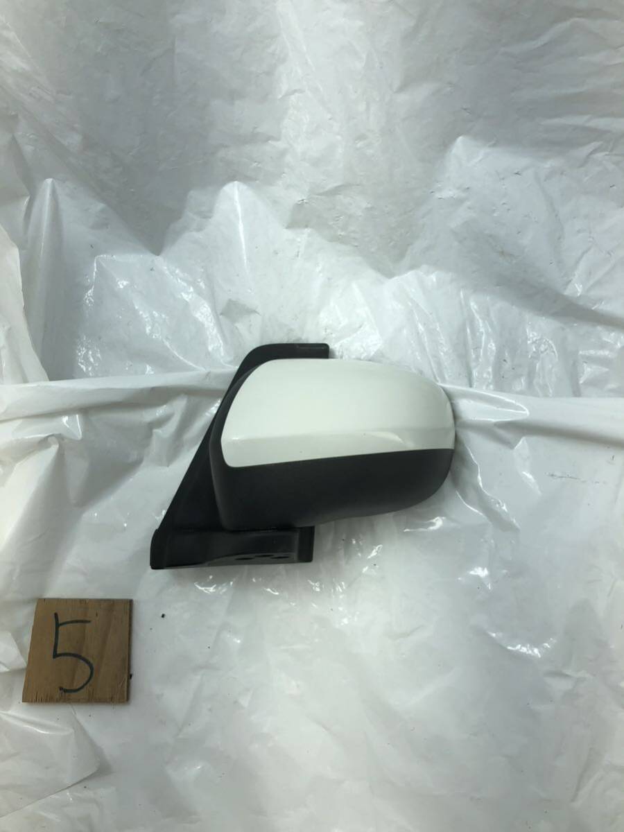 h5.63 綺麗平成30年 タント LA600S 左サイドミラー W09 白 ホワイト 7ピン ドアミラー拍卖