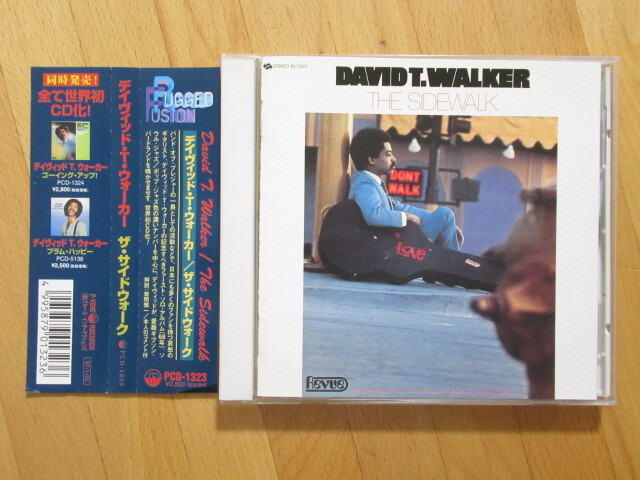 David T. Walker The Sidewalk デイヴィッド・T・ウォーカー ザ・サイドウォーク【帯付国内盤CD】送料無料~拍卖