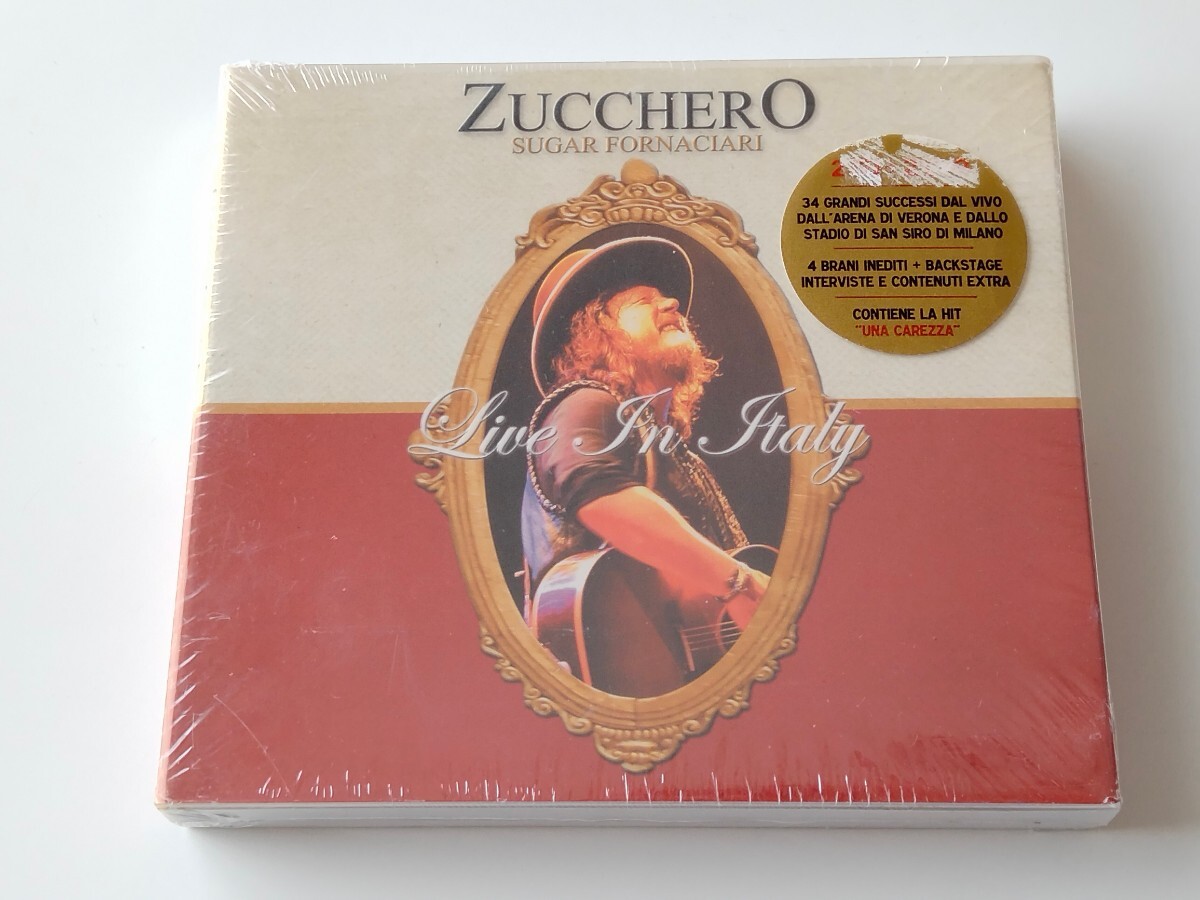 【未開封商品/2CD+2DVD/LIMITED EDITION】ZUCCHERO / SUGAR FORNACIARI Live In Italy プラスリーブ入り POLYDOR ITALY 08年盤,ズッケロ拍卖