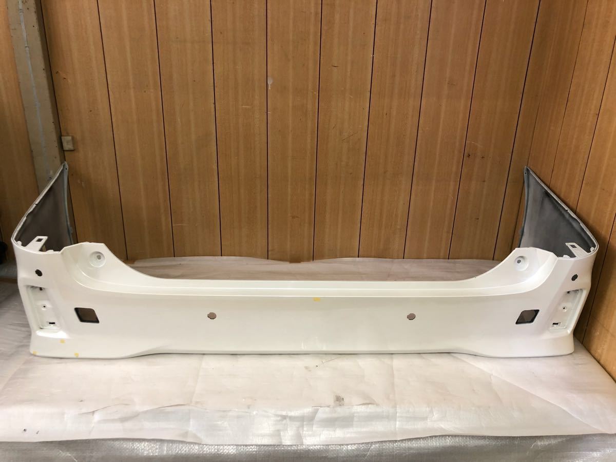 トヨタ アルファード S ヴェルファイア Z 30系 後期 AGH30W/GGH30W 純正 リアバンパー ホワイトパール系 52159-58190拍卖