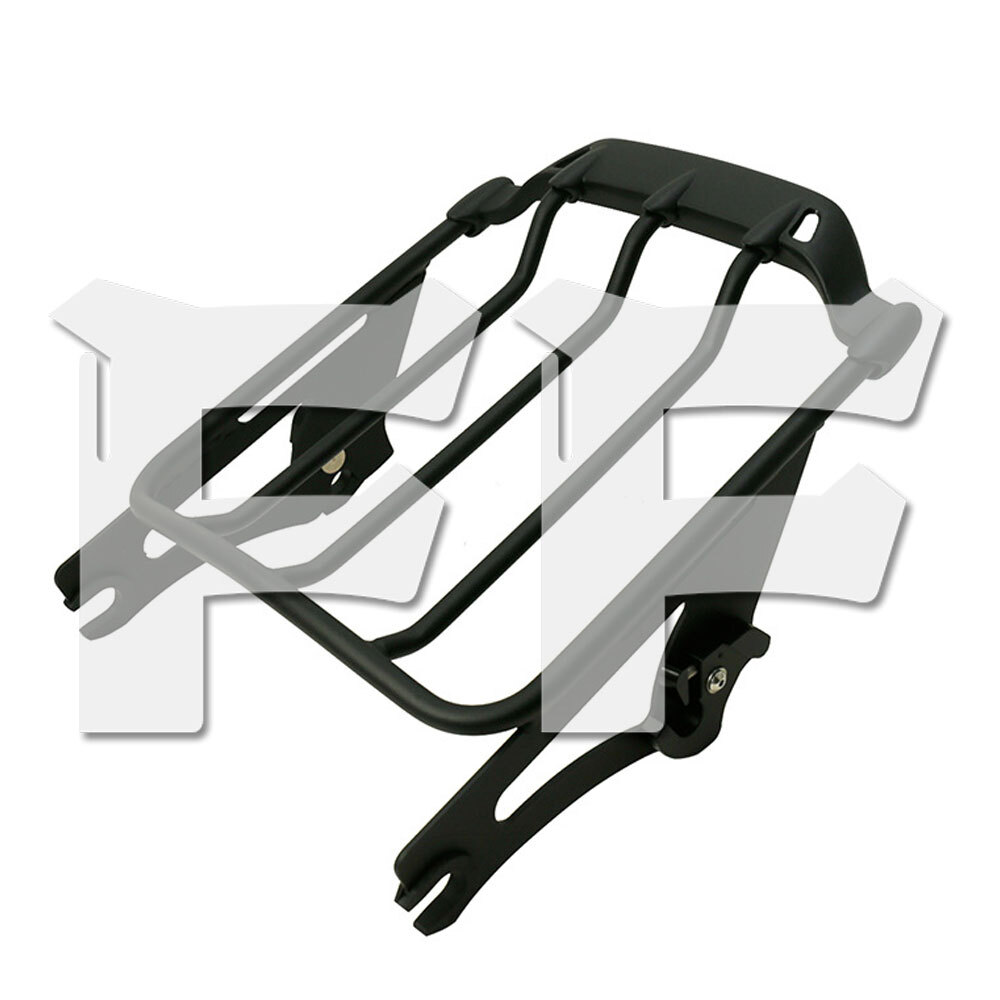 荷物ラック ラゲッジラック バッグキャリア ハーレー エレクトラ ストリートグライド ロードキング 09-UP年式 ブラック パーツ拍卖