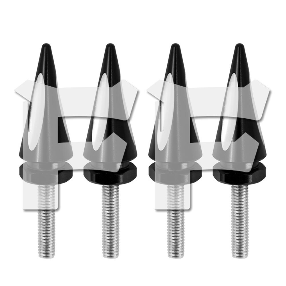 ハーレー ツーリング ロードグライド 1998-以降 フロント ガラス ネジ フェアリング ボルト 4個 黒/銀 パーツ オートバイ アクセサリー拍卖