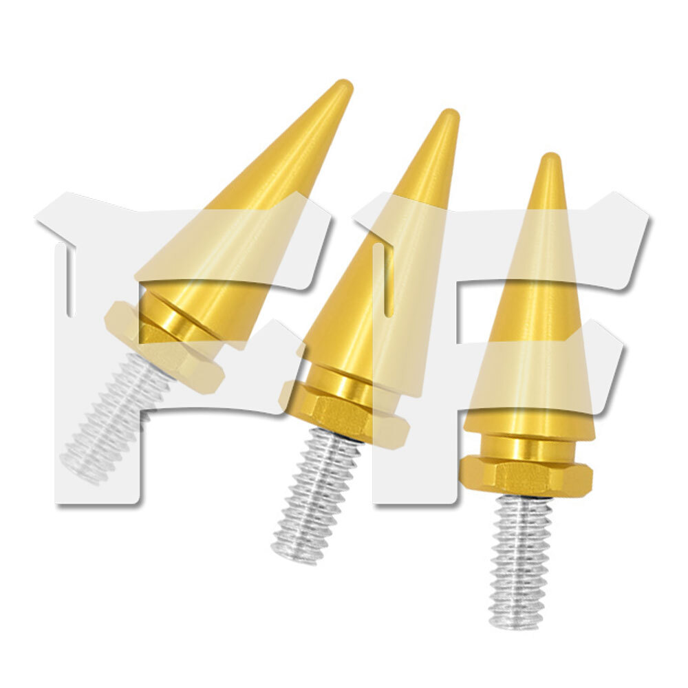 送料無料● ハーレー ツーリング エレクトラグライド ストリートグライドなど 96-13 フロント ガラス ネジ ボルト 3個 イエロー パーツ拍卖