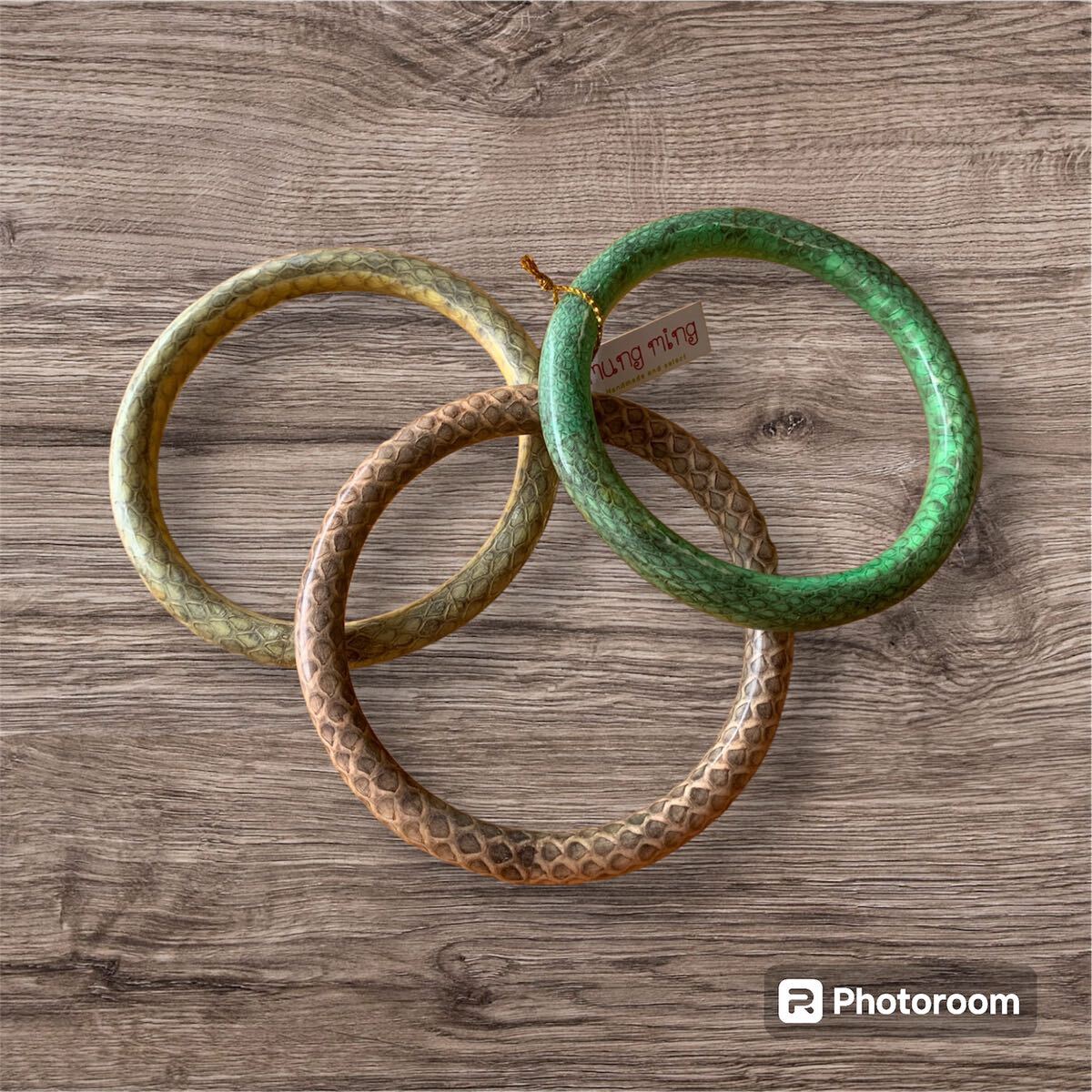 ☆プラスチック製☆3連バングルNo.2拍卖