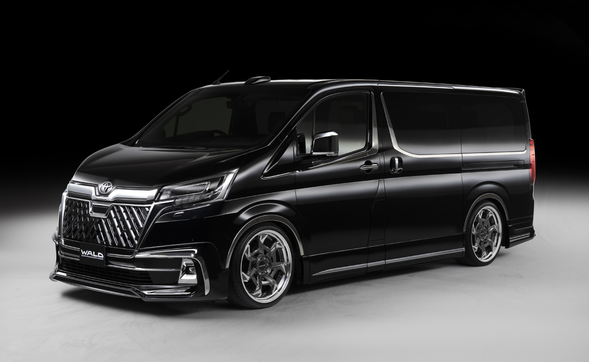 WALD トヨタ グランエース エアロ パーツ 4点 フロントスポイラー リアスカート ルーフスポイラー フロントグリル拍卖