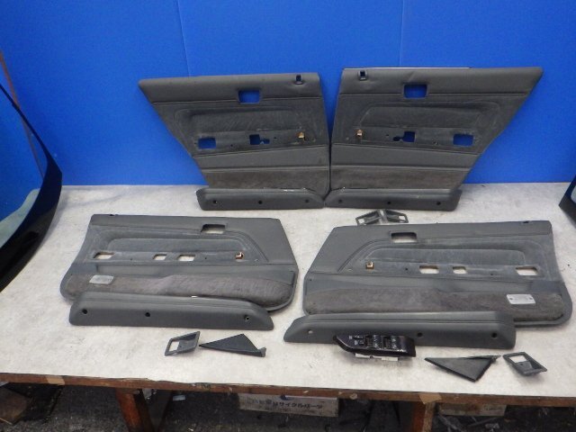 E】トヨタ純正 ドア 内張り フロント リア 一台分 メインパワーウィンドウスイッチ 集中PWスイッチ付 GX70G マーク2 ワゴン マークⅡ拍卖