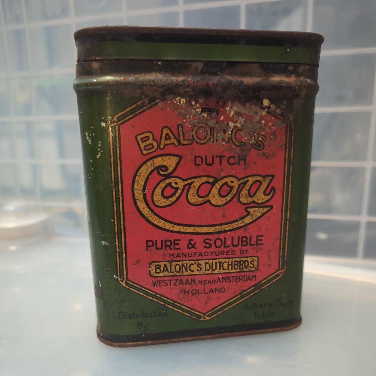 ココアの空き缶 BALONC’S DUTCH COCOA PURE & SOLUBLE 拍卖