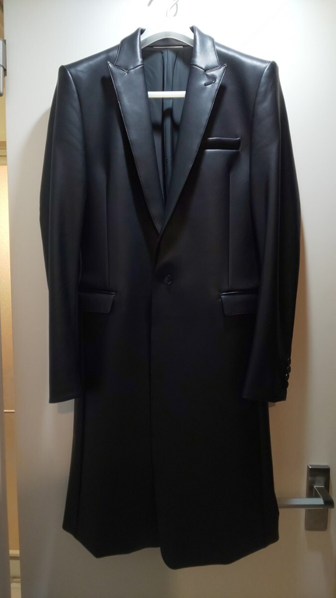 【新品】GalaabenD ガラアーベント ECOレザー ロングジャケット拍卖