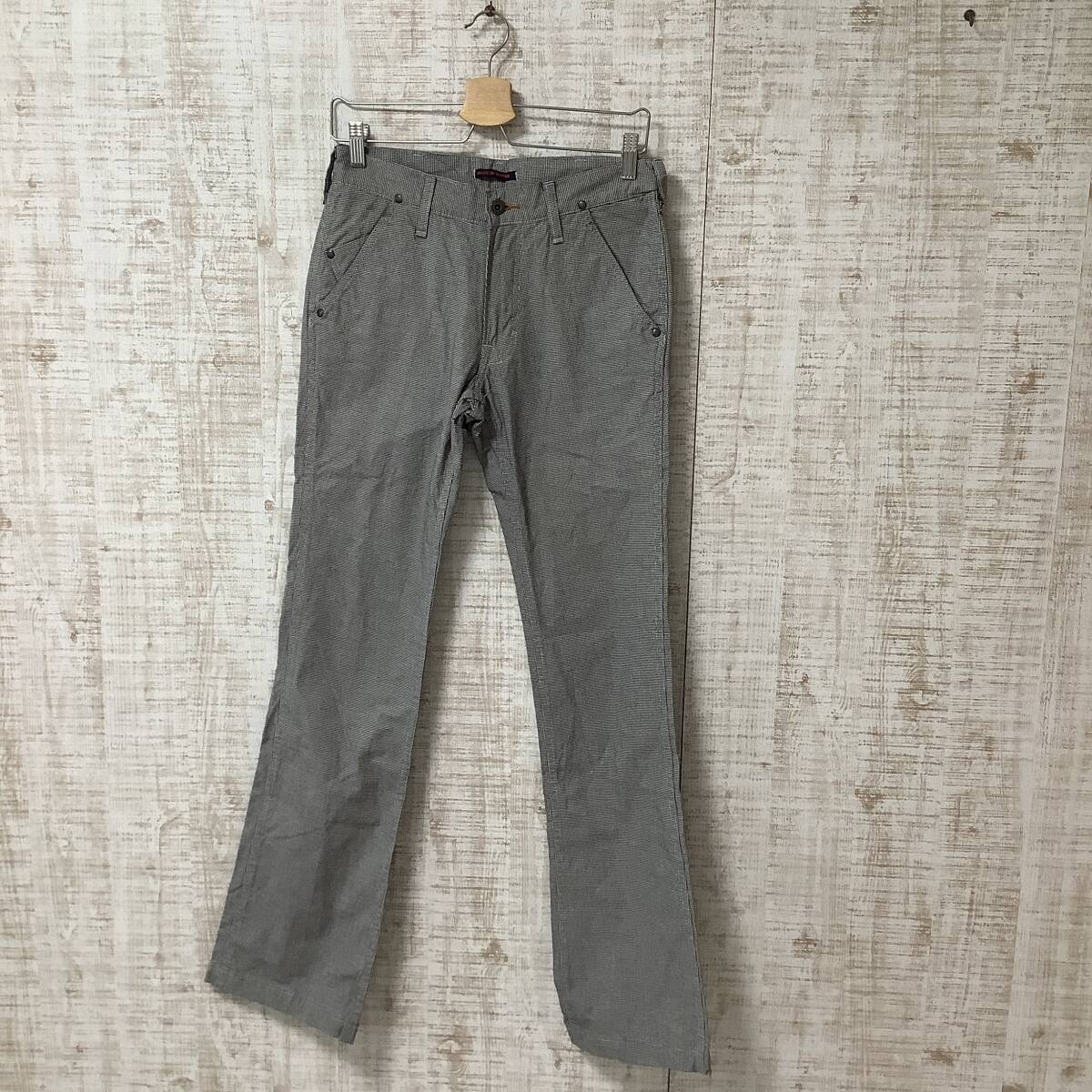 M23◇BLUE WAY | ブルーウェイ パンツ 千鳥格子 ブラック×ホワイト 28(S)拍卖