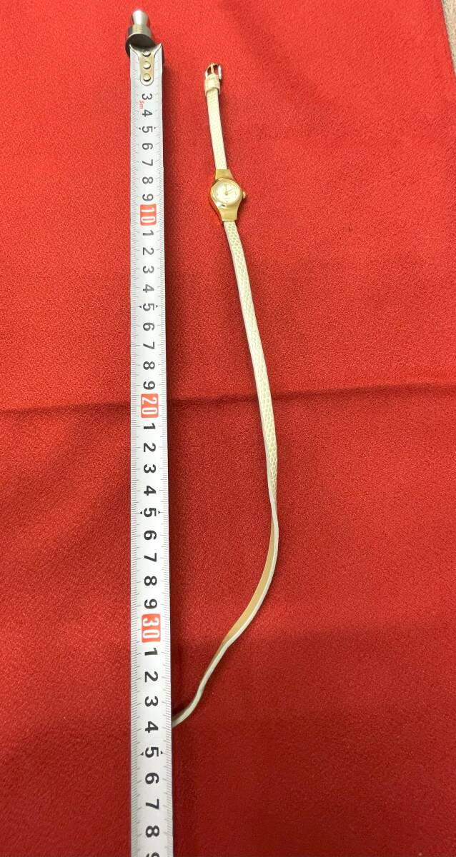 ♯7369【中古品】ロゴなし ファッション腕時計 ベルト(長)レディース 電池切れ拍卖