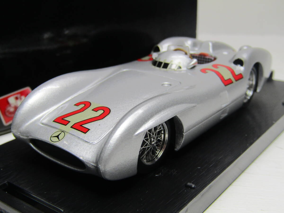 Mercedes Benz 1/43 メルセデスベンツ W196C 1954 Daimler-Benz ストリームライン #22 シルバーアロー Made in Italy BRUMM製 W196S 300SLR拍卖