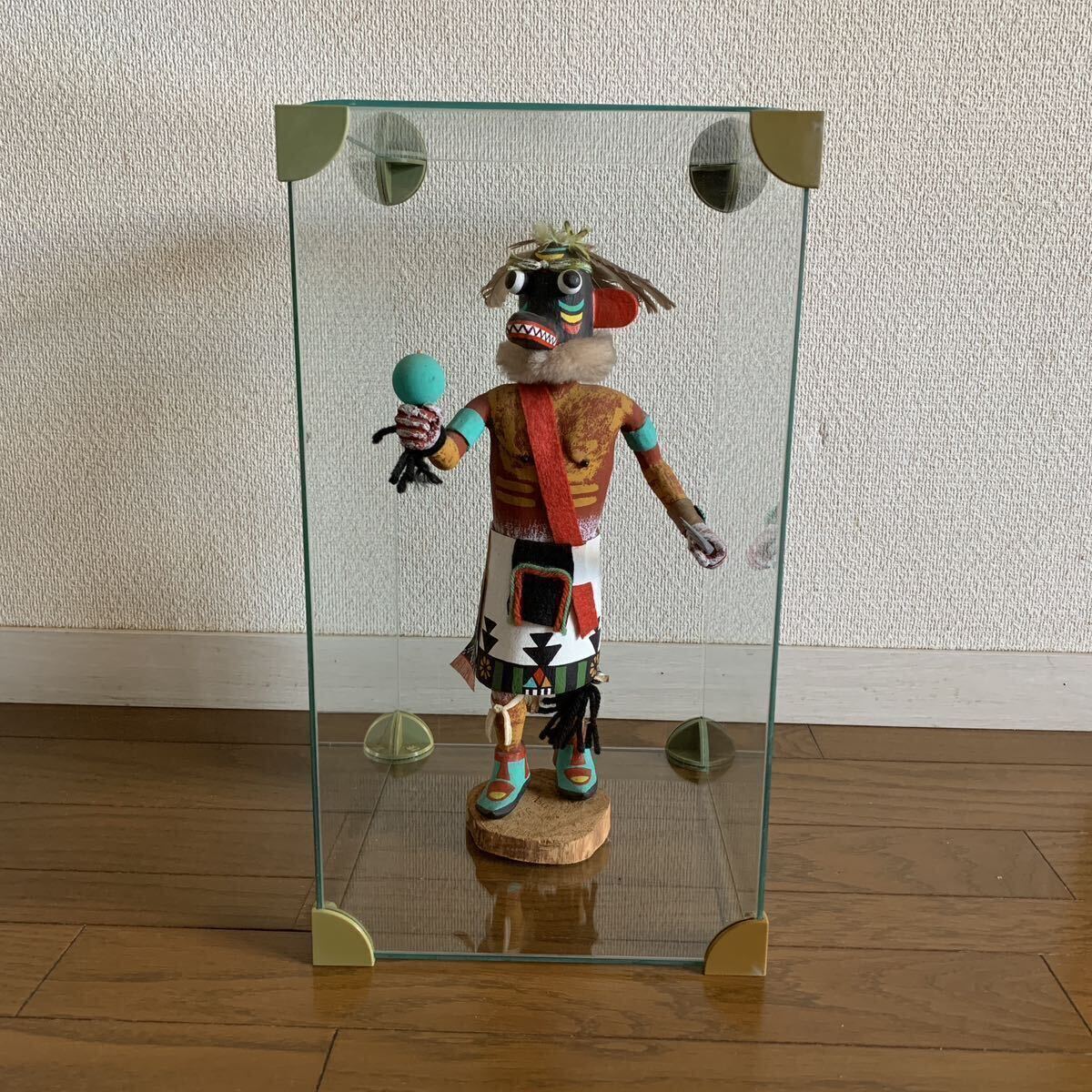 80sカチーナドール ★ホピ族 ネイティブアメリカン ☆ガラスケース付き拍卖