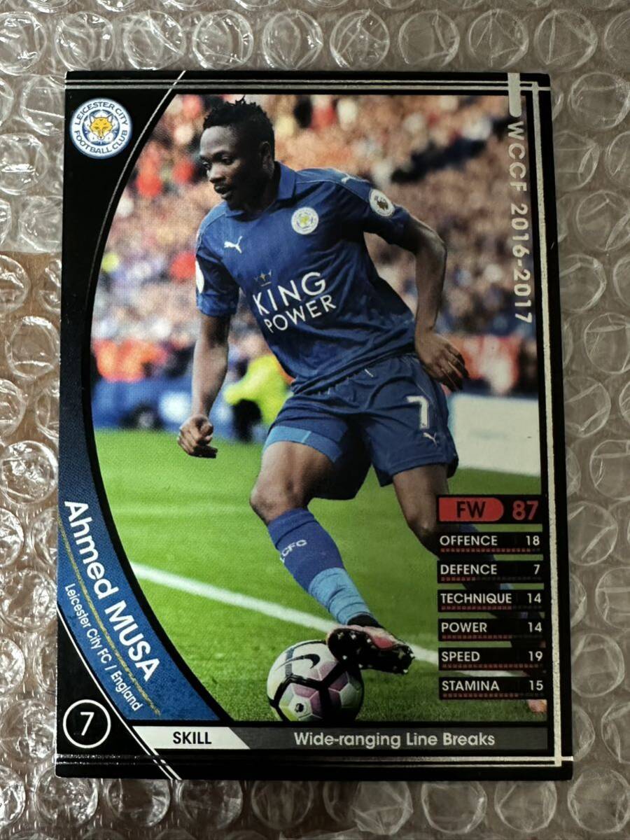 ◆WCCF 16-17 アーメド・ムサ Ahmed Musa レスタ・シティー所属 Leicester City 029/389◆拍卖