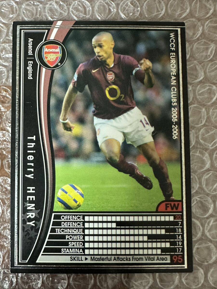 ◆WCCF 05-06 ティエリ・アンリ Thierry Henry アーセナル所属 Arsenal France 黒◆拍卖