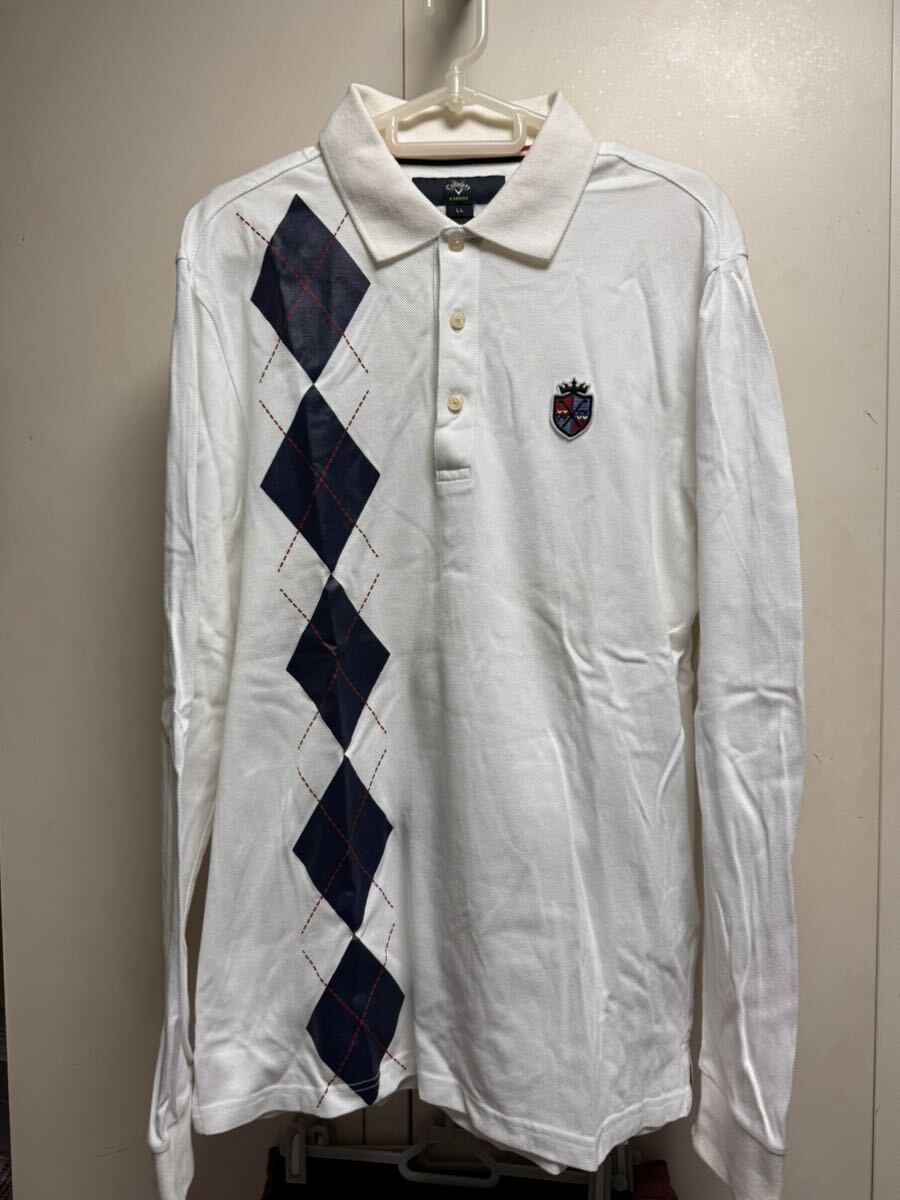 送料格安スピード発送!美品★キャロウェイポロシャツLLサイズ★ゴルフテニス登山トレランマラソントレッキング拍卖