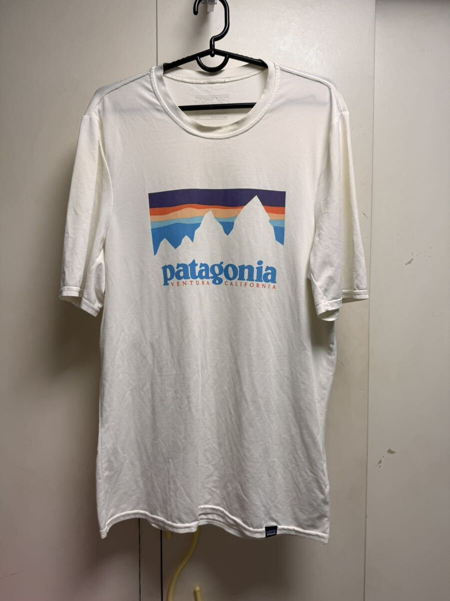 超絶希少ベンチュラカリフォルニア本店仕様!良品★パタゴニアクールデイリーTシャツ大きめSサイズ★登山トレランマラソントレッキング拍卖