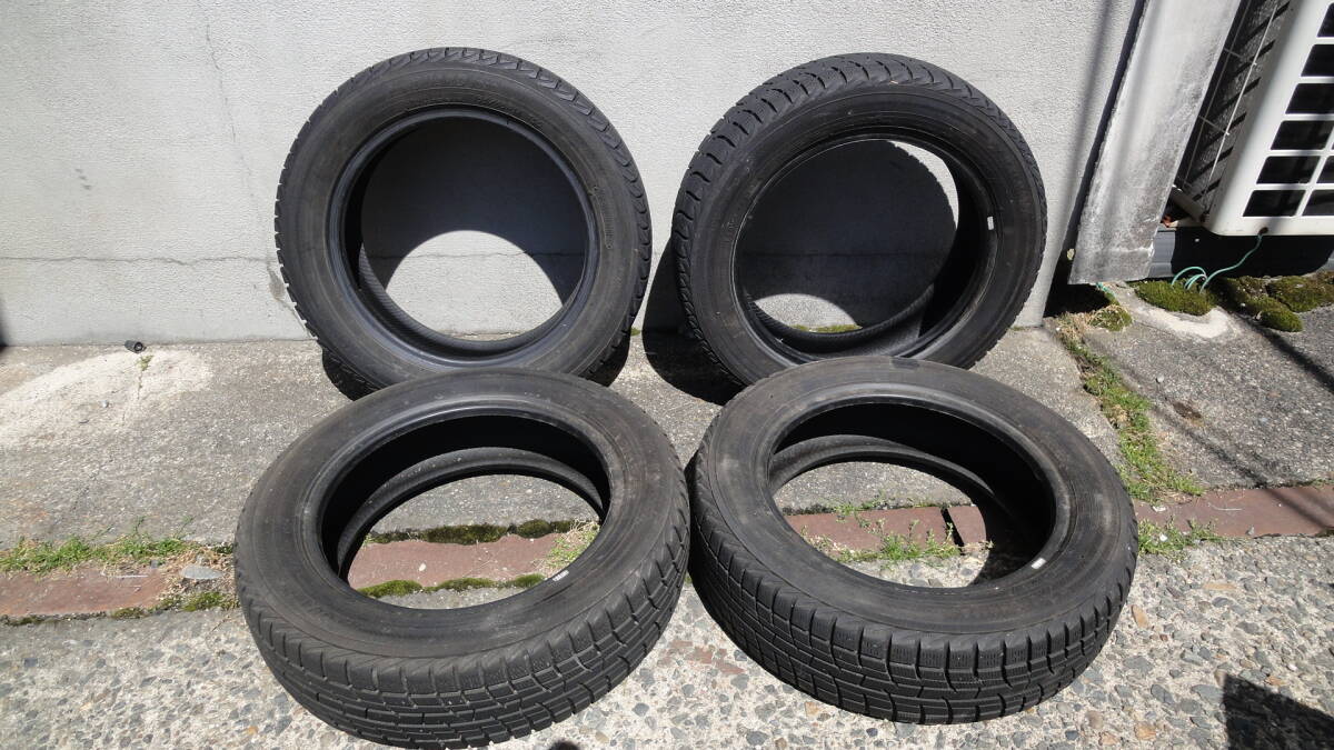 ひ827 ヨコハマタイヤ ice GUARD スタッドレスタイヤ 4本 155/65R14 75Q FC8V拍卖