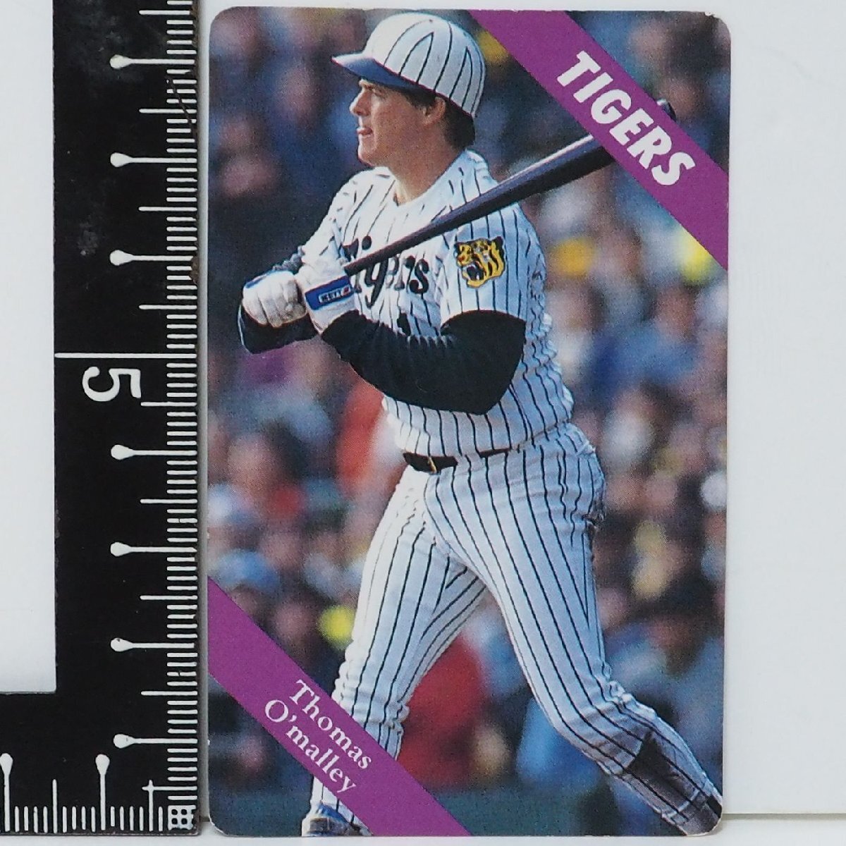 94年 カルビー プロ野球カード No.59【トーマス オマリー 内野手 阪神タイガース】平成6年 1994年 当時物 Calbeeおまけ食玩BASEBALL 中古拍卖