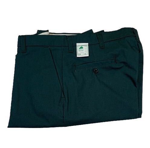デッドストック ビンテージ 90s 00s RED KAP ワーク パンツ チノ MADE IN MEXICO グリーングレー コットンポリ W36 L32拍卖