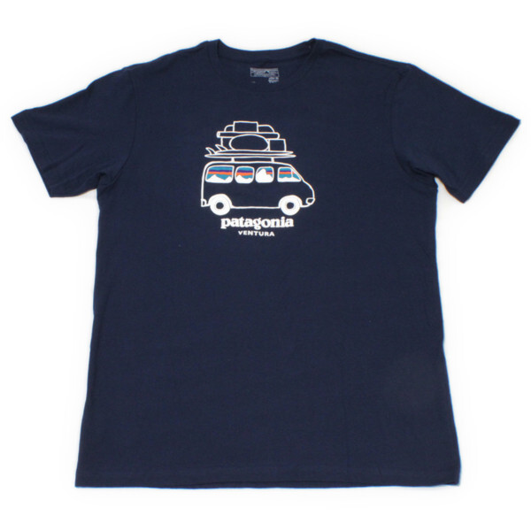海外限定 L パタゴニア フィッツロイ サーフバン LW コットン Tシャツ ベンチュラ 紺 PATAGONIA FITZ ROY VAN VENTURA CNY 店舗 限定 新品拍卖