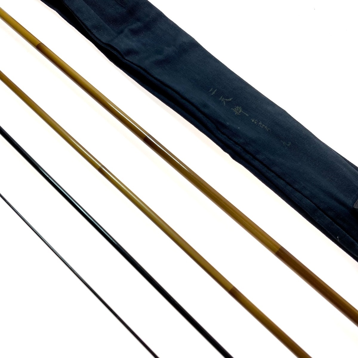 ☆☆ DAIWA ダイワ 二天粋 おぼろ 九尺 ヘラ竿 ロッド 竿袋付き やや傷や汚れあり拍卖