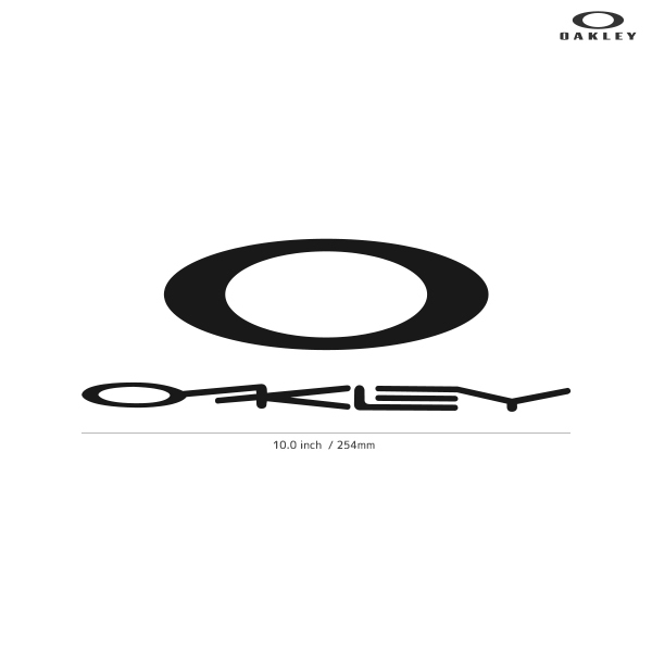 【OAKLEY】オークリー★12★ダイカットステッカー★切抜きステッカー★10.0インチ★25.4cm拍卖