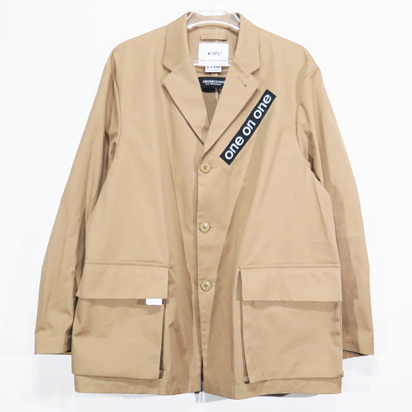 UNDERCOVER アンダーカバー x WTAPS ダブルタップス 21AW JT/JACKET/COPO.TWILL.UNDERCOVER ツイル ジャケット ベージュ アウター Mayz拍卖