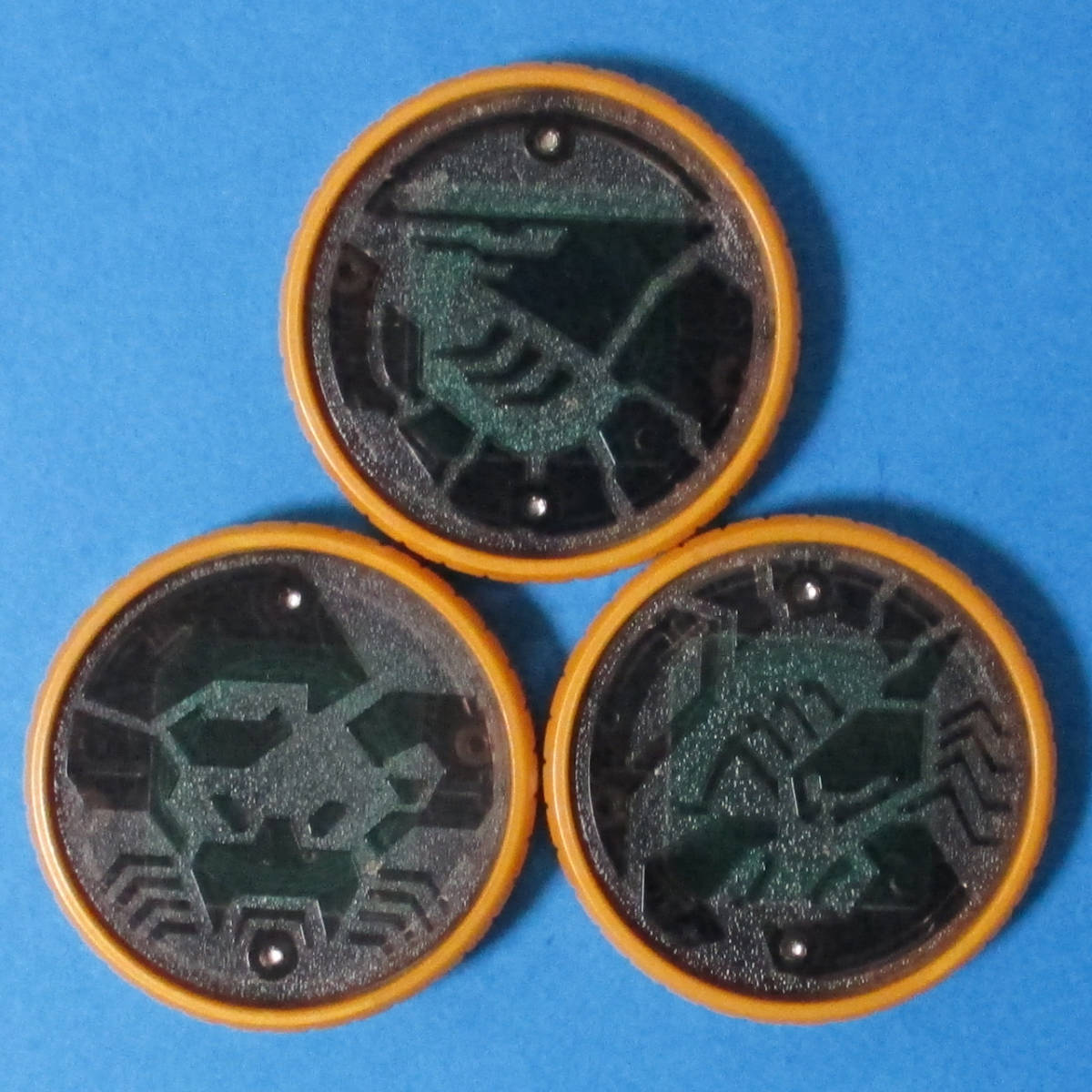 食玩 オーメダル 3枚 セット ( エビ カニ サソリ )/ 仮面ライダーオーズ 特撮/ コアメダル オーズメダル SG版拍卖