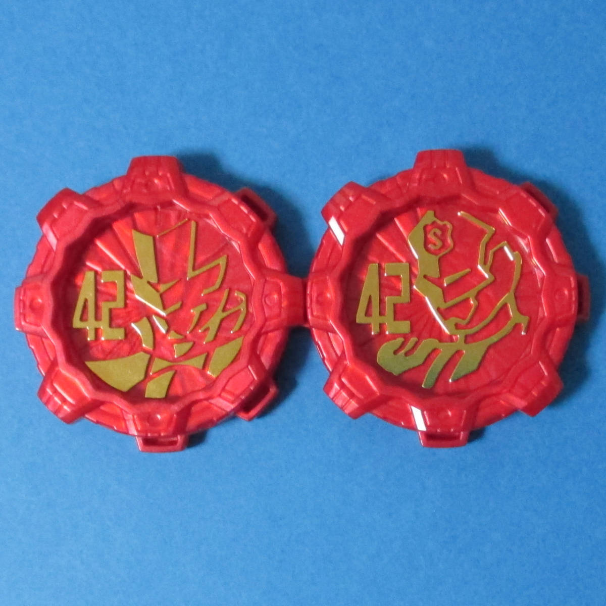 限定 42 ルパンレンジャーギア + 42 パトレンジャーギア スーパーレッドver. / 機界戦隊ゼンカイジャー てれびくん 付録品 センタイギア拍卖