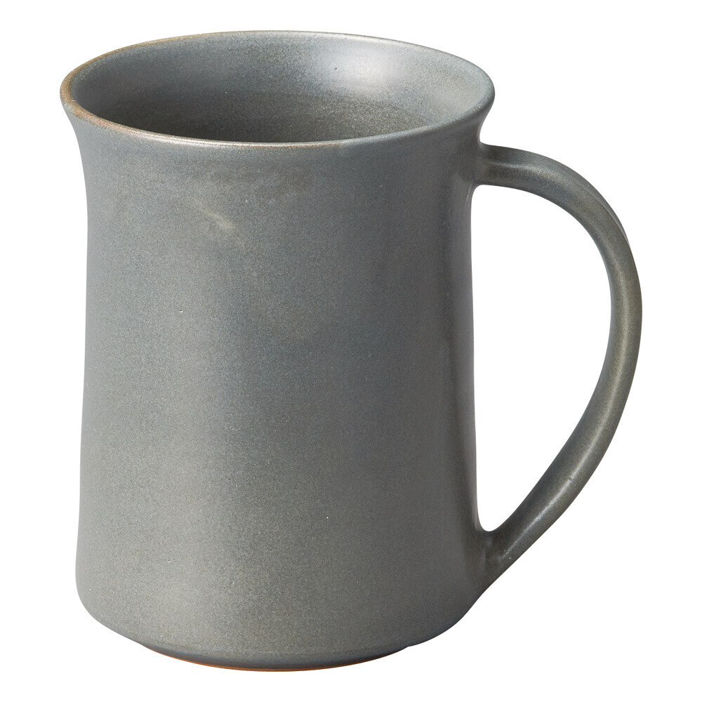 信楽焼! ☆クワイエットグレー・マグカップ☆ 3-4028 新品 コーヒー 紅茶 ミルク ラテ エスプレッソ カプチーノ 茶器 ギフト拍卖