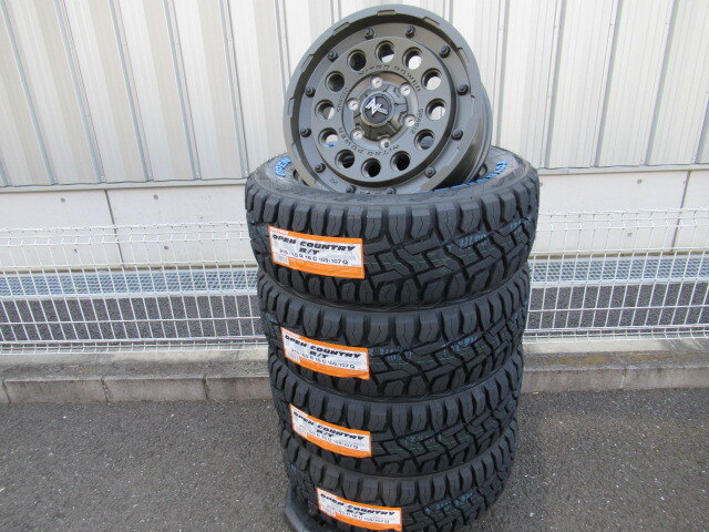 NITRO POWER H12 SHOTGUN TACTICAL EDITION 16x6.5J +38 6H-139.7 セミグロスODグリーン オープンカントリー R/T 215/65R16 ハイエース拍卖