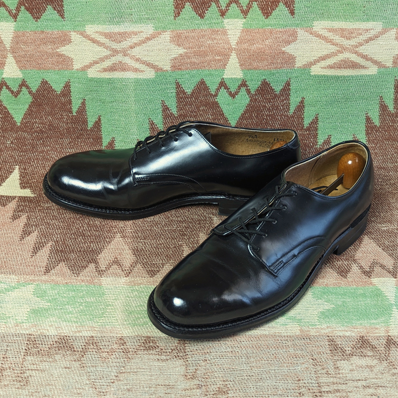 ほぼ未使用 【US NAVY】 90s Dress Oxford Shoes/ 90年代 ドレス オックスフォード サービス レザー シューズ 米軍 実物 ビンテージ 70s80s拍卖
