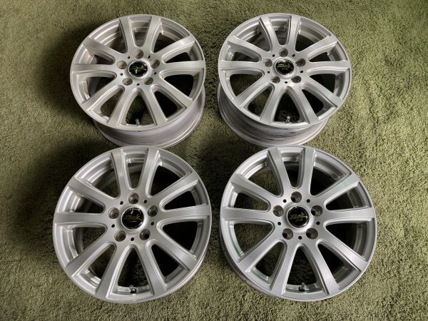 送料無料 中古ホイール ZACK JP101 16in 6.5J +53 PCD114.3 ノア ボクシー ステップワゴン エスクァイア スタッドレス用に拍卖