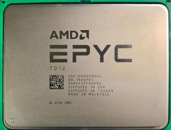 AMD EPYC 7D12 32C 1.1GHz 2.4GHz 128MB Socket SP3 1P 180W Server Rome拍卖