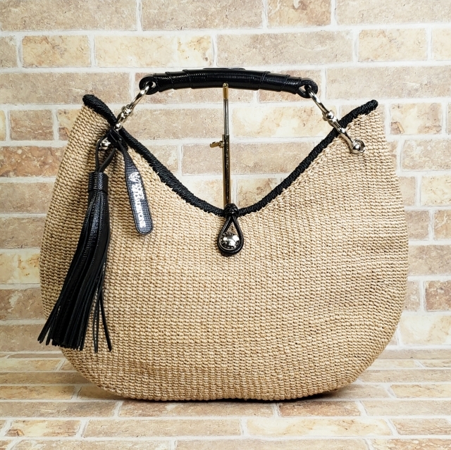 美品 トフ&ロードストーン TOFF&LOADSTONE ハイブリットバスケット かごバッグ ハンドバッグ拍卖