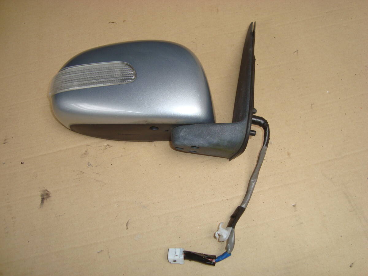 171 ミラジーノ L650S 右 ウインカー ドアミラー 電動格納 シルバー S28 インボイス対応拍卖