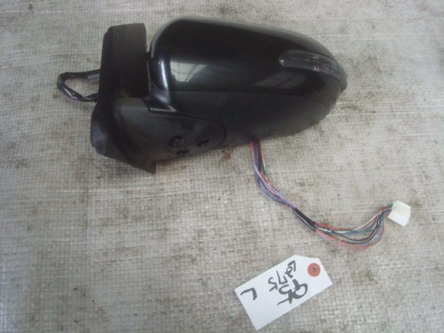 95 ミラ L275S 電動格納 左 ドアミラー 黒 ウインカーミラー拍卖